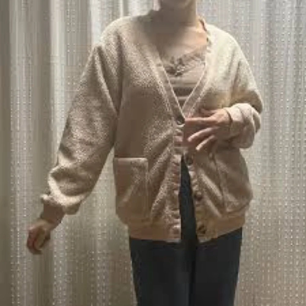 Urban Outfitters Cream Teddy Jacket - Picture 2 of 6
